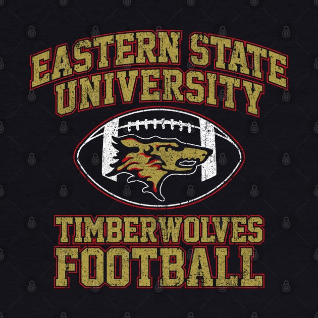 Eastern State University Timberwolves Football by huckblade